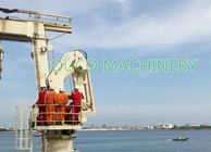 Electro - Hydraulic Folding Boom Crane , 2.5T 22M Offshore Pedestal Crane