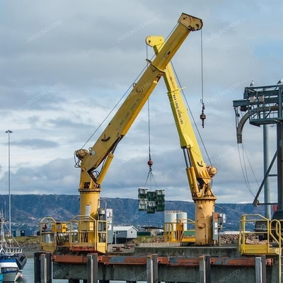 Marine Stiff Boom Crane 60-90 Days Delivery 1 Year Warranty On-Site Installation